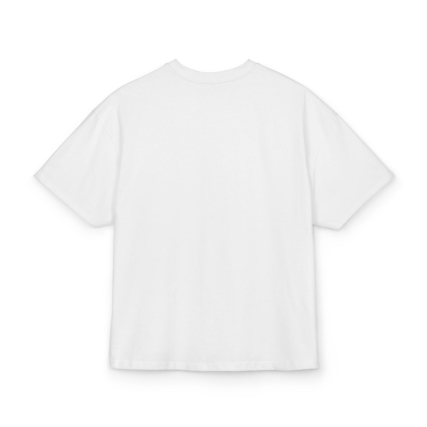 IT IS WHAT IT IS OVERSIZED BOXY WHITE TEE