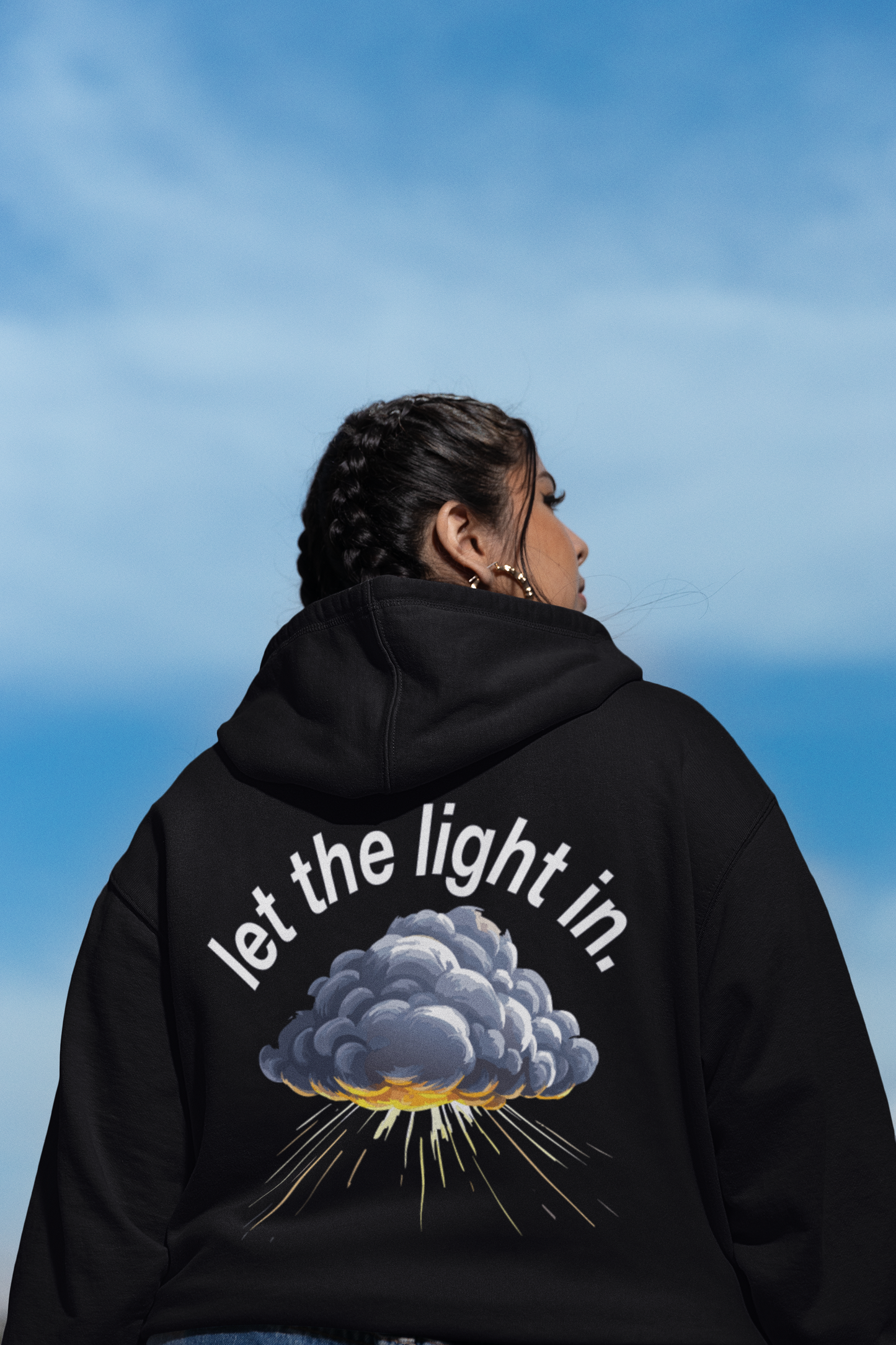LET THE LIGHT IN HOODIE