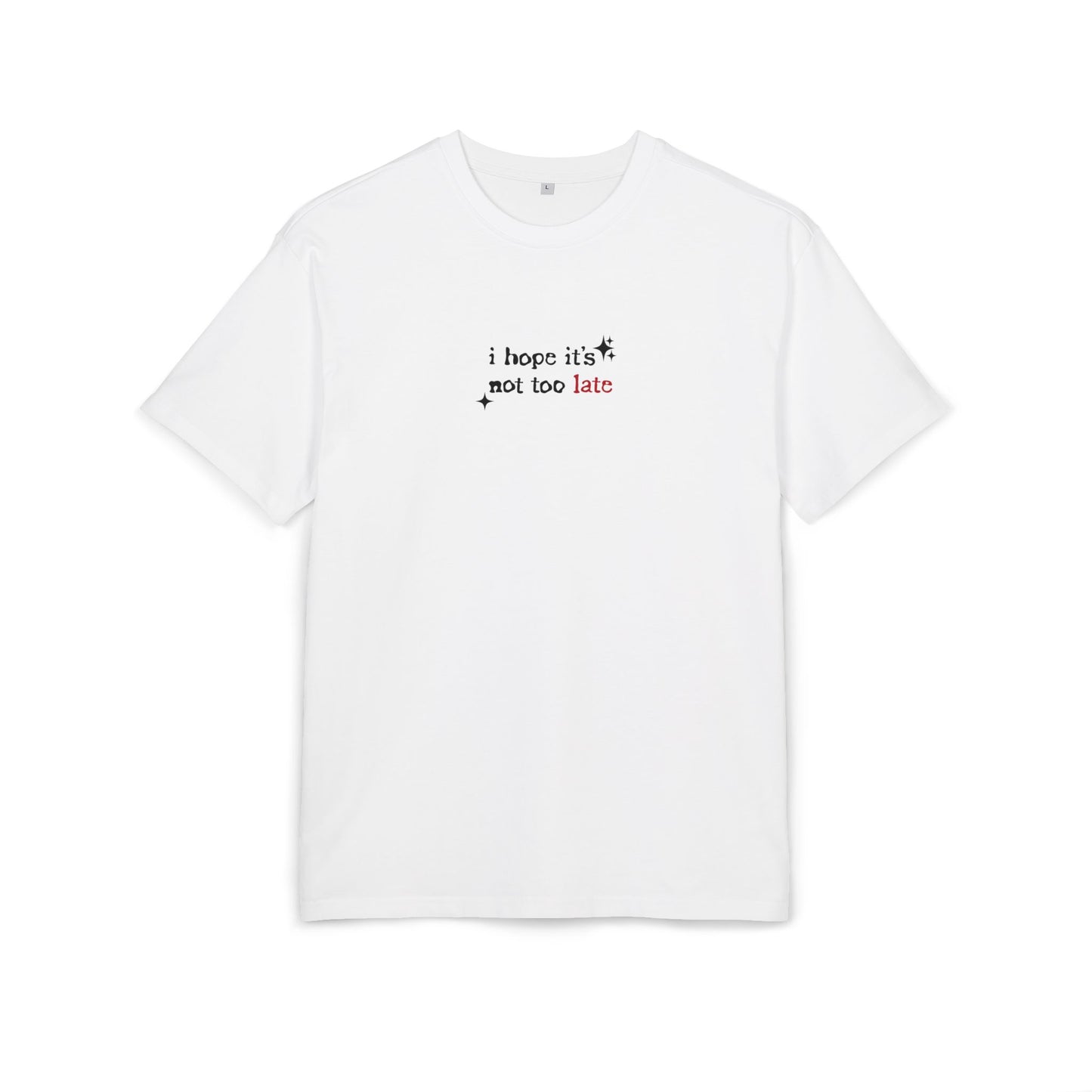 CLOUDED THOUGHTS CLUB BOXY WHITE TEE