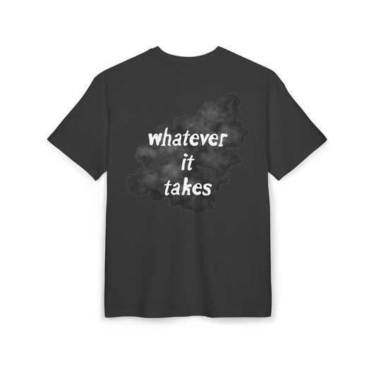 WHATEVER IT TAKES BOXY FIT TEE BLACK