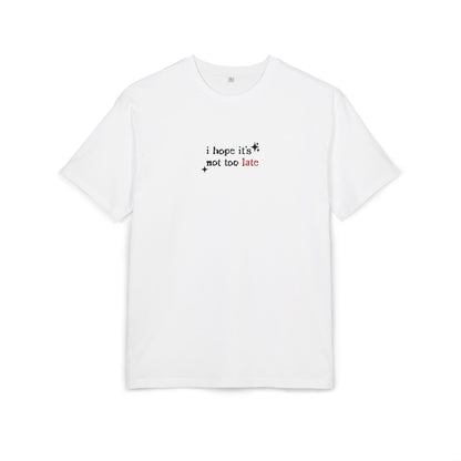 CLOUDED THOUGHTS CLUB BOXY WHITE TEE