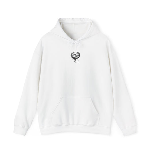 HEAVY HEARTS HOODIE WHITE